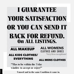 GUARANTEE ALL MY ITEMS- all mens listings